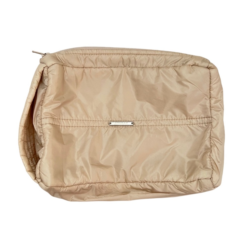 Anorak Puffer Cream Cosmetic Mackeup Travel‎ Small Pouch Bag Stylish